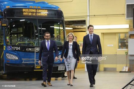 Canadian prime minister justin trudeau mississauga mayor bonnie crombie and mp for