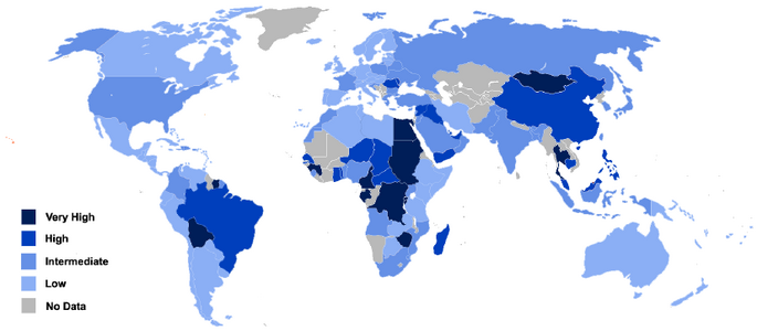 Geo epidemiology of hepatitis C virus worldwide